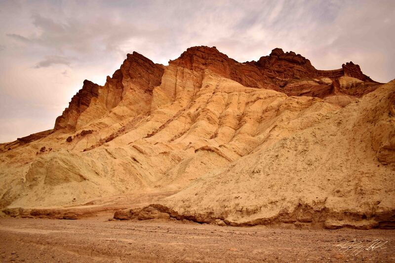 Photograph of Golden Canyon in Death Valley National Park.