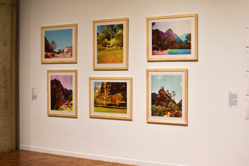 Image of James Culbertson's photography installation for A Greater Utah at Utah Museum of Art.